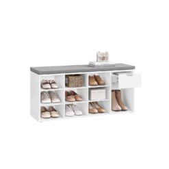 Open Compartments Shoe Bench