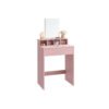 Dressing Table with Large Mirror and 2 Drawers Jelly Pink