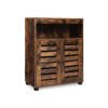 Cupboard with Louvered Doors