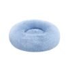 60 cm Dia. Fluffy Dog Bed Pale Blue