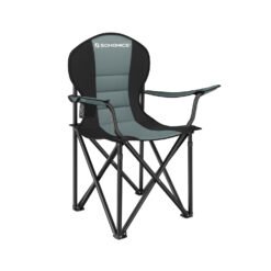 Foldable Camping Chair Max. Load Capacity 250 kg Black and Green