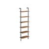 Industrial Wall-Mounted Ladder Storage Rack