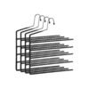 Set of 4 Black Non-Slip Pants Hangers