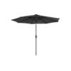 Grey Patio Large Sun Umbrella with Lights