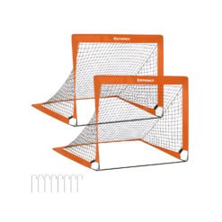 Set of 2 Children's Football Goals Orange