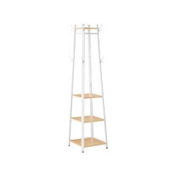 Coat Stand with 4 Shelves