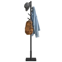 Free Standing Hall Coat Tree with 8 Hooks for Coats