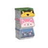 Set of 3 Stackable Toy Organiser Boxes with Lid