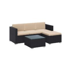 PE Rattan Patio Furniture Set