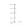 5-Tier Metal Storage Unit with Adjustable Shelves