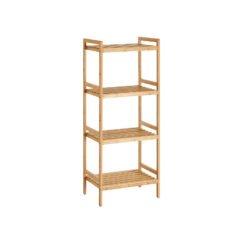 4-Tier Bamboo Shelving Unit
