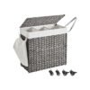 Laundry Basket with 3 Compartments