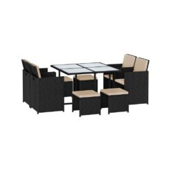 Garden Dining Table and Chairs Set