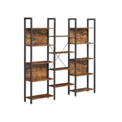 Large Bookshelf with 14 Storage Shelves