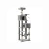 Cat Tree Stable Cat Tower 2 Plush Perches 191cm Light Grey