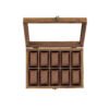 Watch Box with 10 Slots Rustic Walnut