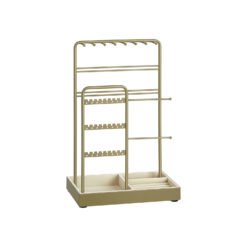 Jewellery Display Stand with Metal Frame Laurel Green