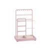 Jewellery Display Stand with Metal Frame Jelly Pink