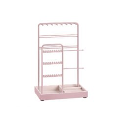 Jewellery Display Stand with Metal Frame Jelly Pink