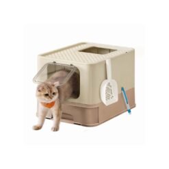 Cat Litter Box with Lid andTop Entry