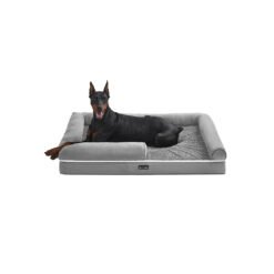 Orthopedic Dog Bed Light Grey