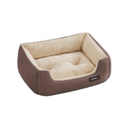 Washable Dog Bed S Coffee Brown