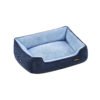 Dog Sofa Bed with Raised Edges M Pale Blue