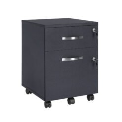 Lockable File Cabinet, Filing Pedestal with 2 Drawers
