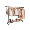 Portable Clothes Rack with Extendable Rail up to 150 kg