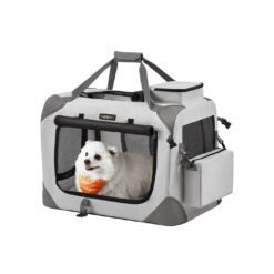 Pet Carrier 60 x 42 x 42 cm Smoke Grey