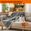 Waterproof Dog Blanket, Sherpa Fleece Pet Blanket, Machine Washable
