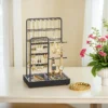 Jewelry Holder, Jewelry Organizer, Jewelry Display Stand with Metal Frame
