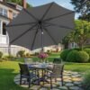 3 m Outdoor Umbrella, Garden Parasol, UPF 50+ Sun Shade
