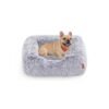 Dog Bed 71 x 55 x 18 cm with Soft Padding Grey Ombré