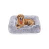 Dog Bed 106 x 75 x 18 cm with Soft Padding Grey Ombré