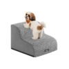 2 Steps Dog stairs with gentle slope and anti slip design