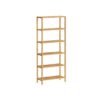 Bamboo storage shelf with six tiers