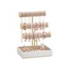 Jewellery display stand with three tiers and removable holder