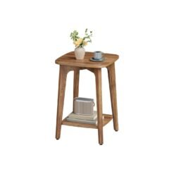 Side table with lower shelf