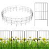 25 Pieces 33 x 61 cm Garden Fence with Rotatable Connector