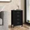 Mobile Filing Cabinet with 4 Drawers