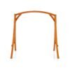 Patio Wood Swing Frame with Curved Arc Top