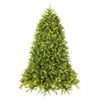 Pre-Lit Artificial Christmas Tree with 8 Lighting Modes and Foldable Metal Stand-6FT