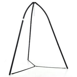Hanging Chair Stand with Hanging Chain for Lounger Saucer-Black