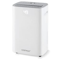 24 L Energy Efficient Dehumidifier with Auto Drain or Manual Drainage-White