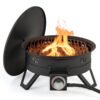 Camping 44cm 58000 BTU Propane Firepit Portable Gas Fire Pit