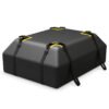 424L Car Roof Bag with Drawstring Storage Bag for Various Cars-Black