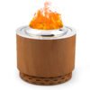 49cm Smokeless Stainless Steel Fire Pit with Weathering Steel Shell
