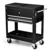 Lockable Rolling Tool Cart with Wheels and Drawers