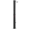 60L Solar Heated Outdoor Shower with Shower Head and Foot Shower Tap-Black